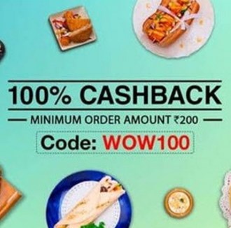 Box8 Online Food Order 100% Cashback on Rs.200 and above
