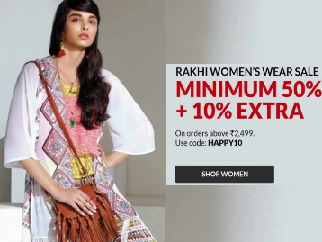 Minimum 50% Off on Women's Westernwear + Extra 10% Off  - Lifestyle