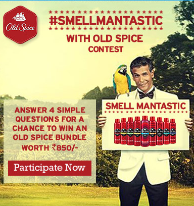 Smell Mantastic With Old Spice Contest - Answer 4 Questions For a Chance to Win Old Spice Bundle