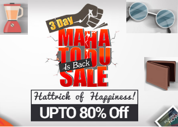 Maha Todu Sale : Upto 80% off on Everything + Additional Discounts