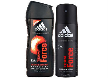 Adidas Team Force Combo Of Shower Gel And Deodorant at Lowest Online