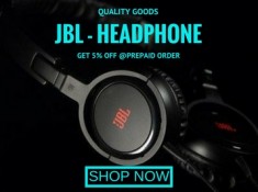 JBL Tempo Black On-Ear Headphone at Flat 80% Off