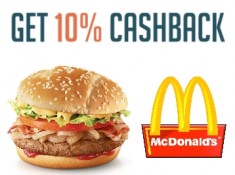 Mcdelivery - Burgers Starting at Rs. 41 + Up to Rs. 50 Freecharge Cash