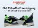 Nike Men's Air Max Tavas Green Running Shoes 85% Off + Extra 5% Off
