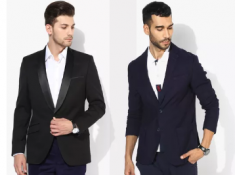 Flat 85% Off On Men Solid Blazer + Extra 10% Cashback