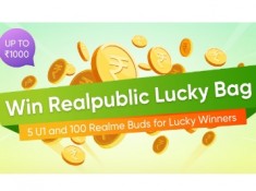 Real Me Share and Win Realpublic Lucky Bag:- Win up to ₹1000 Coupon, free U1 and Realme Buds!