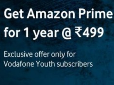 Live Again : Vodafone Amazon 1 Year Prime @ Just Rs. 499 Only