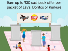 Free Rs.30 Cashback - Google Pay Snack Packets Offer !!